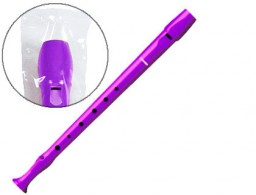 Flauta Hohner 9508 plástico violeta funda verde